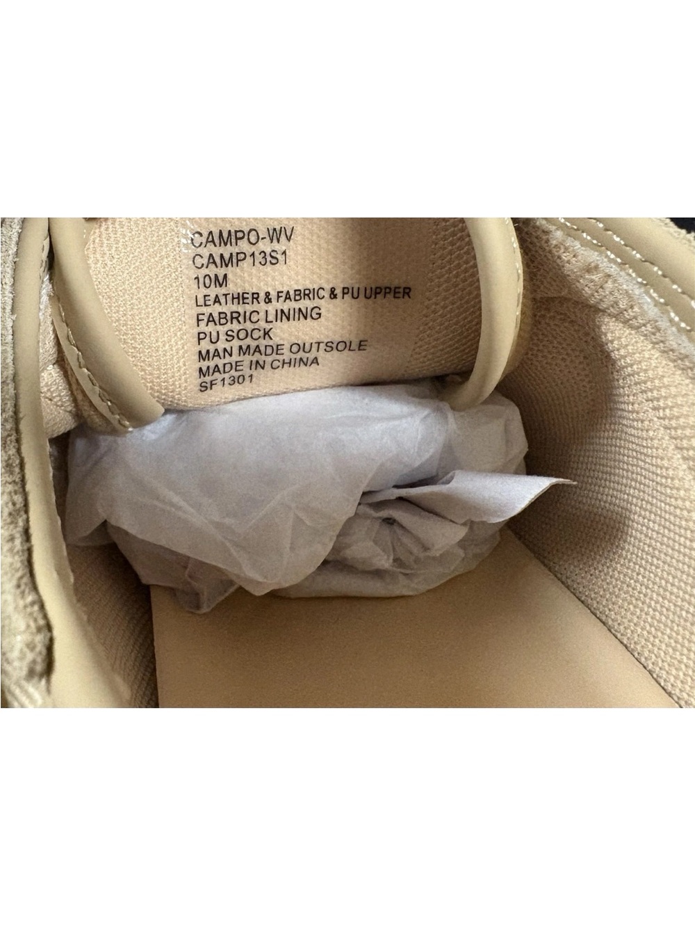 Steve Madden Campo Tan Multi Women’s Sz 10M Platform Sneaker - Picture 9 of 9